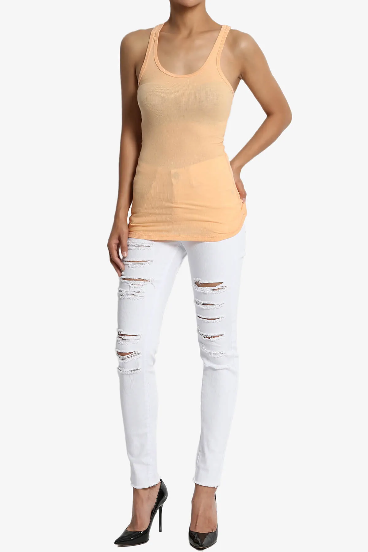 Roxie Racerback Ribbed Tank Top