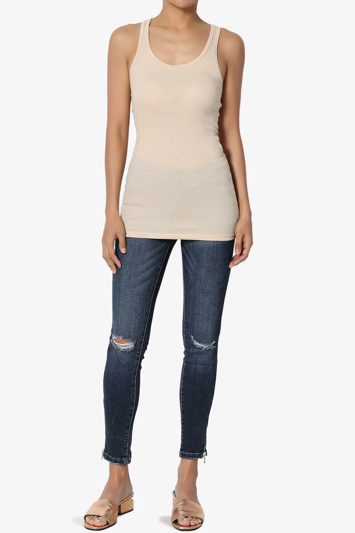 Roxie Racerback Ribbed Tank Top