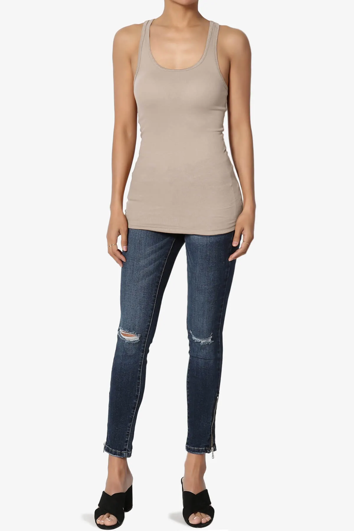 Roxie Racerback Ribbed Tank Top