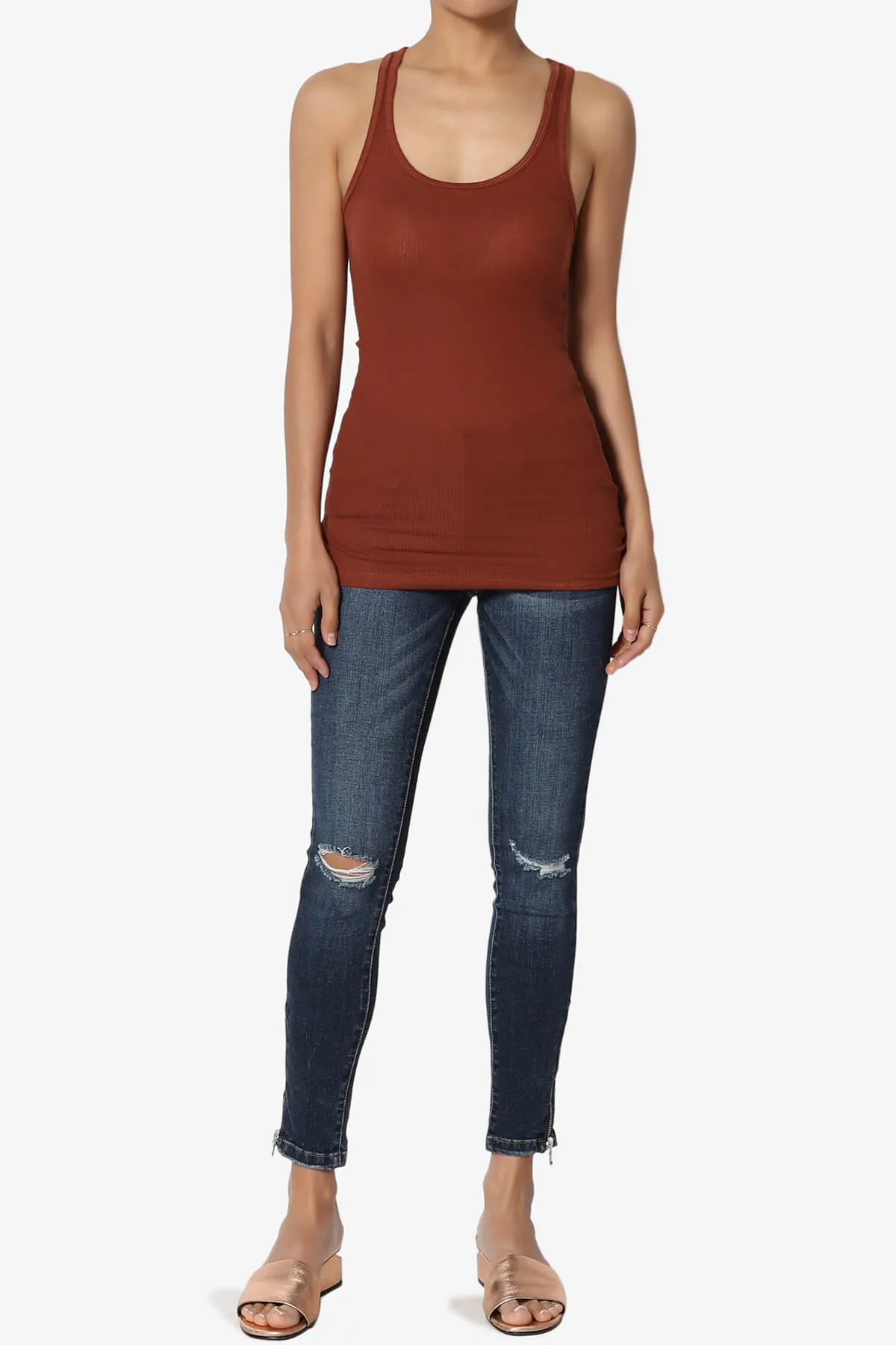 Roxie Racerback Ribbed Tank Top