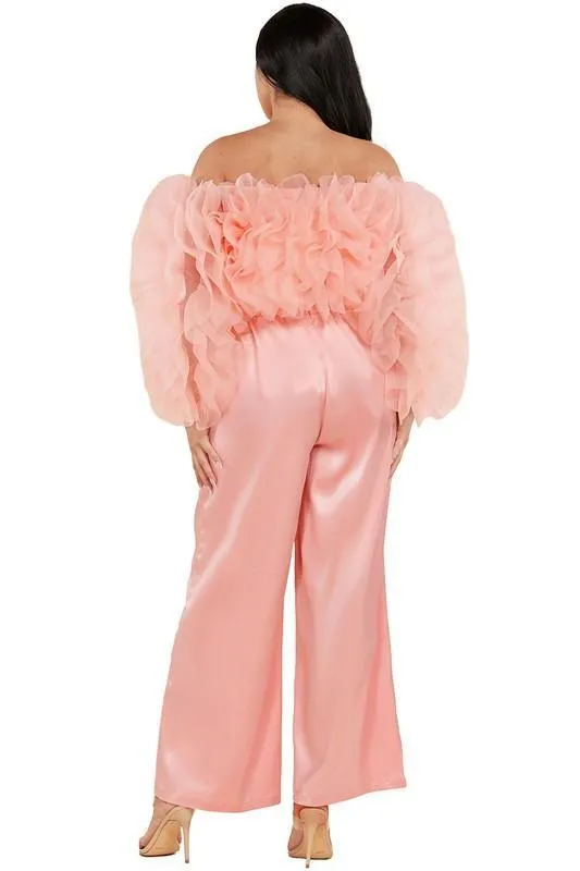 RUFFLE TOP WITH BOTTOM 2 PC SET