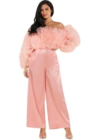RUFFLE TOP WITH BOTTOM 2 PC SET