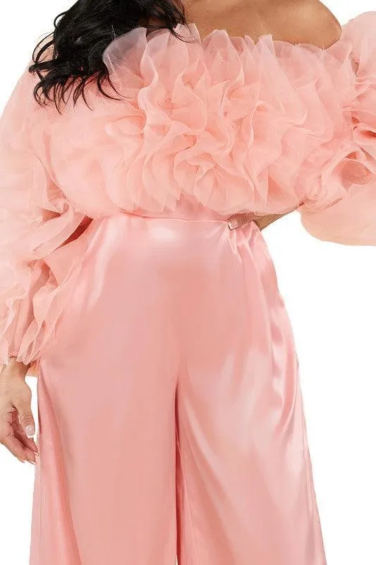 RUFFLE TOP WITH BOTTOM 2 PC SET