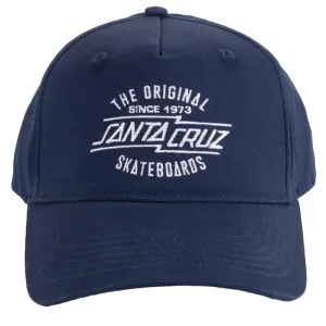 SANTA CRUZ Original cap Stretch Fit Curved Peak cap - Navy