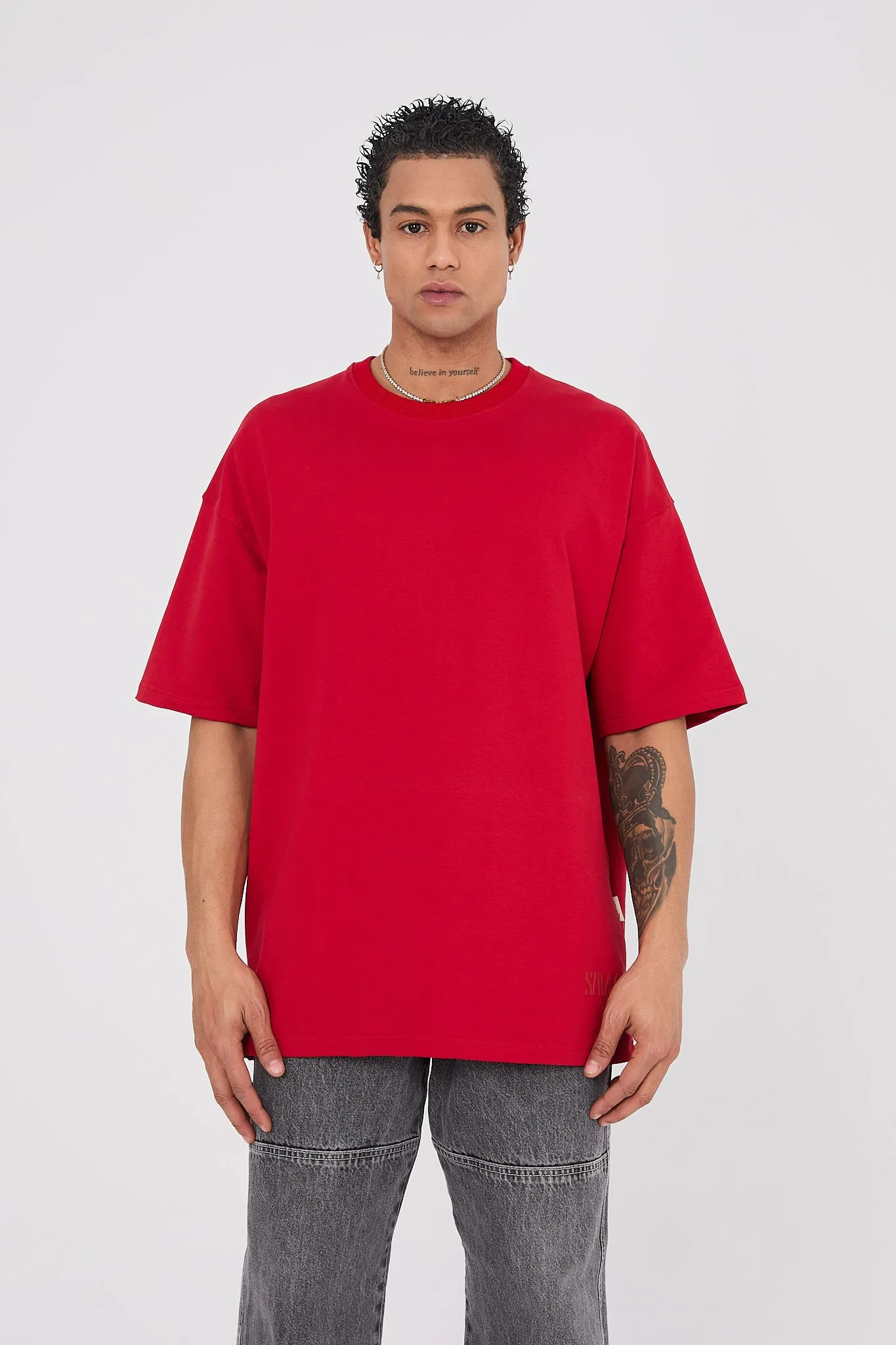 Saw Urbanity Basic Tee - Red