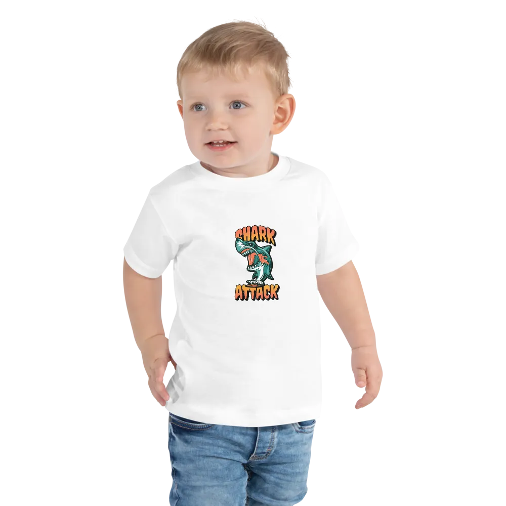 SHARK ATTACK Toddler Short Sleeve Tee