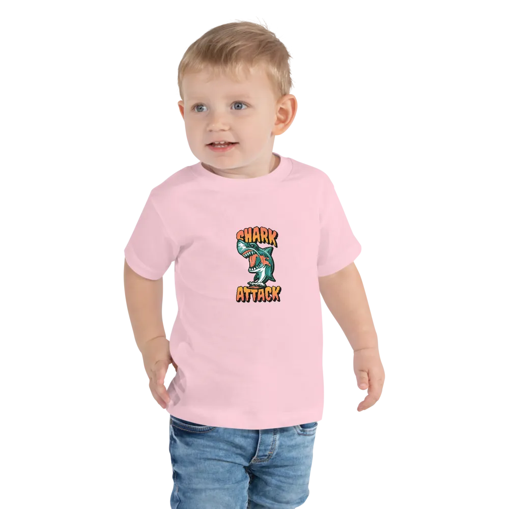 SHARK ATTACK Toddler Short Sleeve Tee