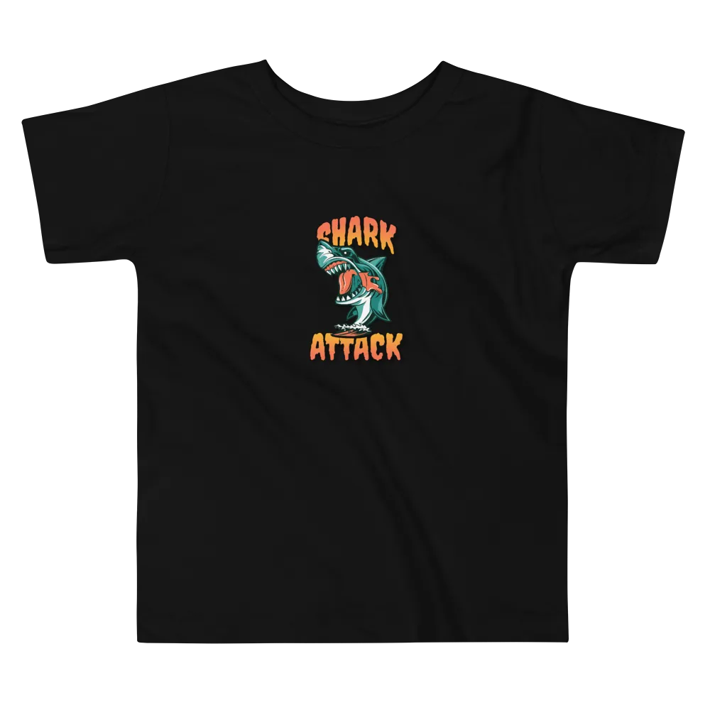 SHARK ATTACK Toddler Short Sleeve Tee