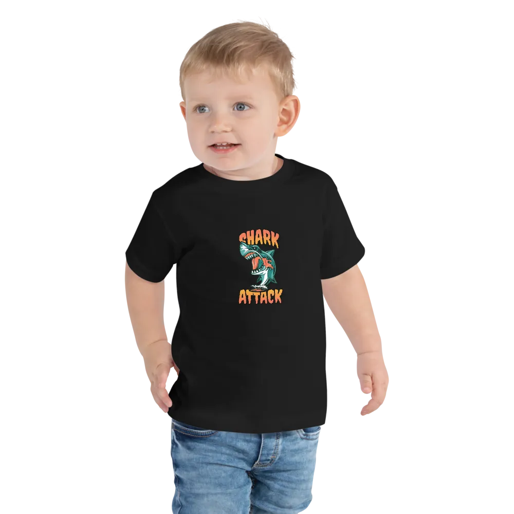 SHARK ATTACK Toddler Short Sleeve Tee