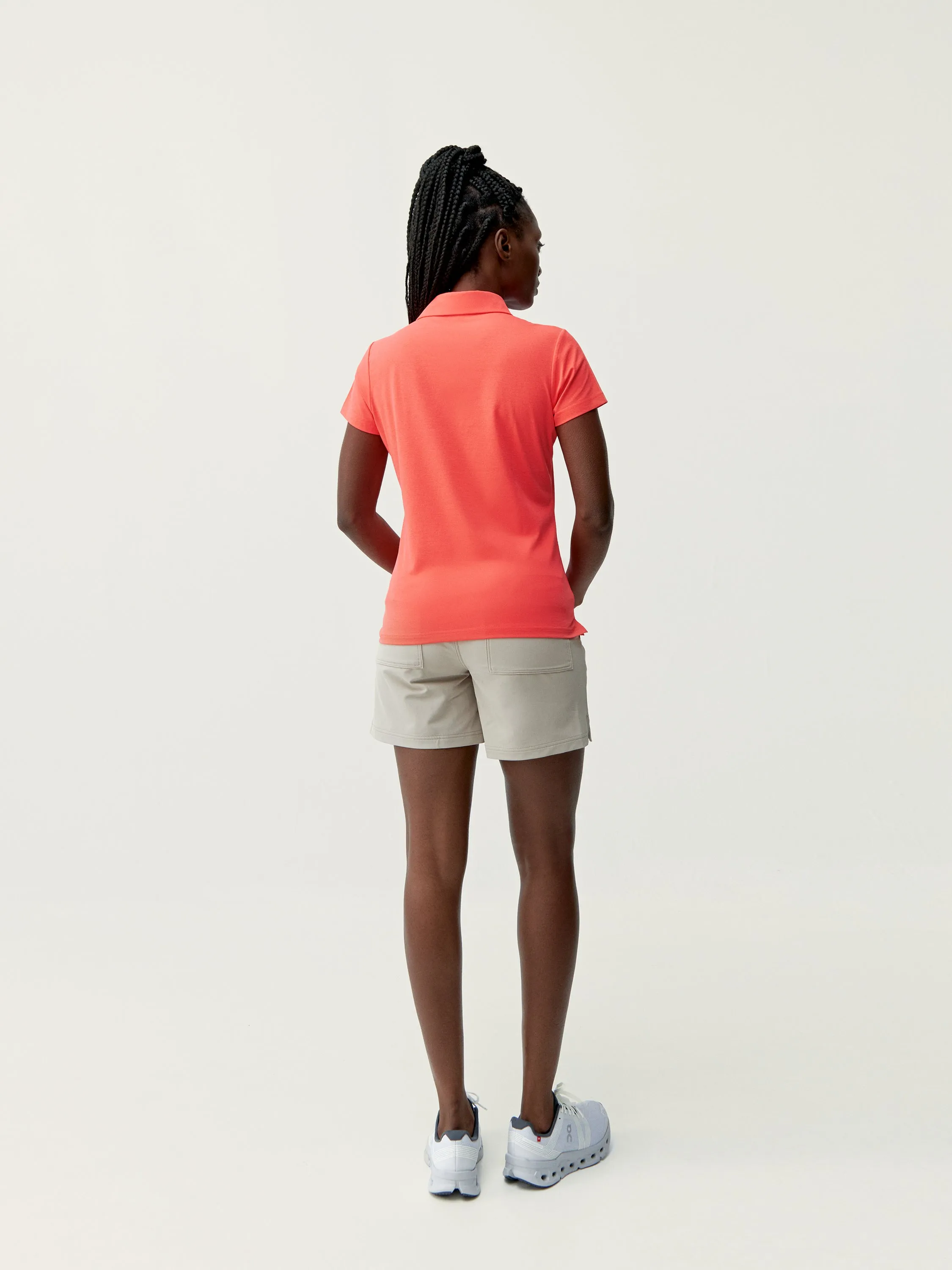 Shirt Polo Open Coral Bright