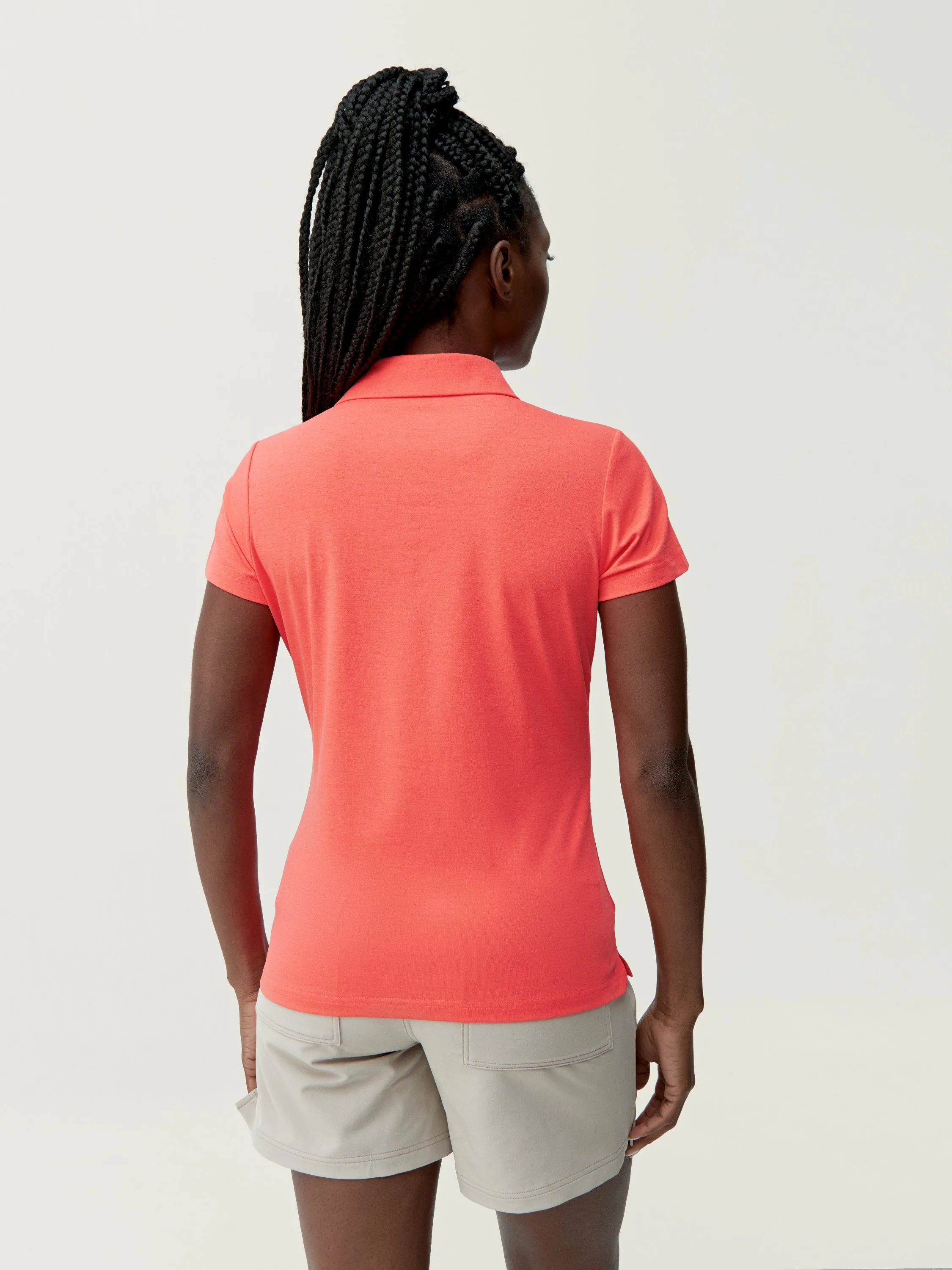 Shirt Polo Open Coral Bright