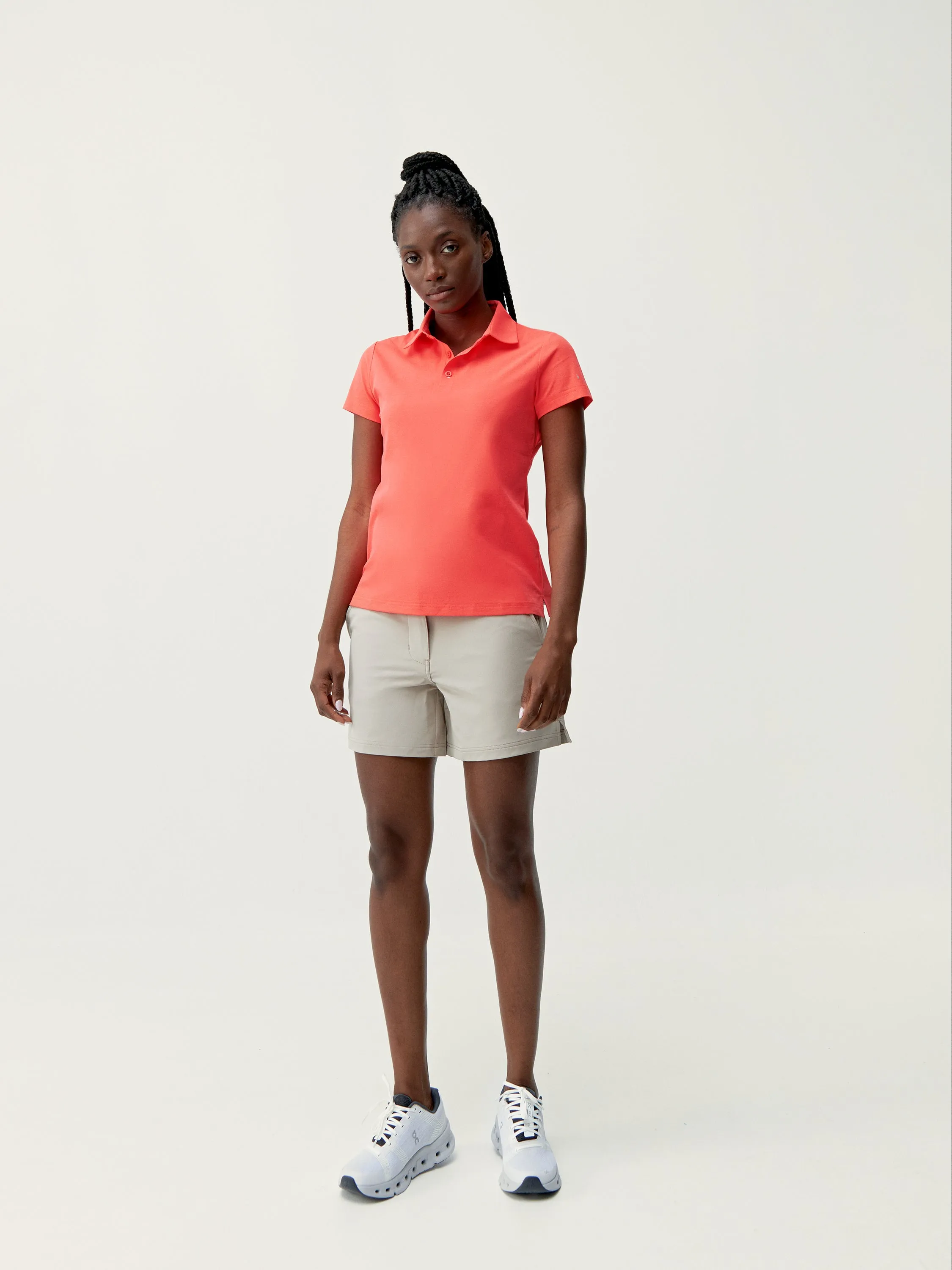 Shirt Polo Open Coral Bright