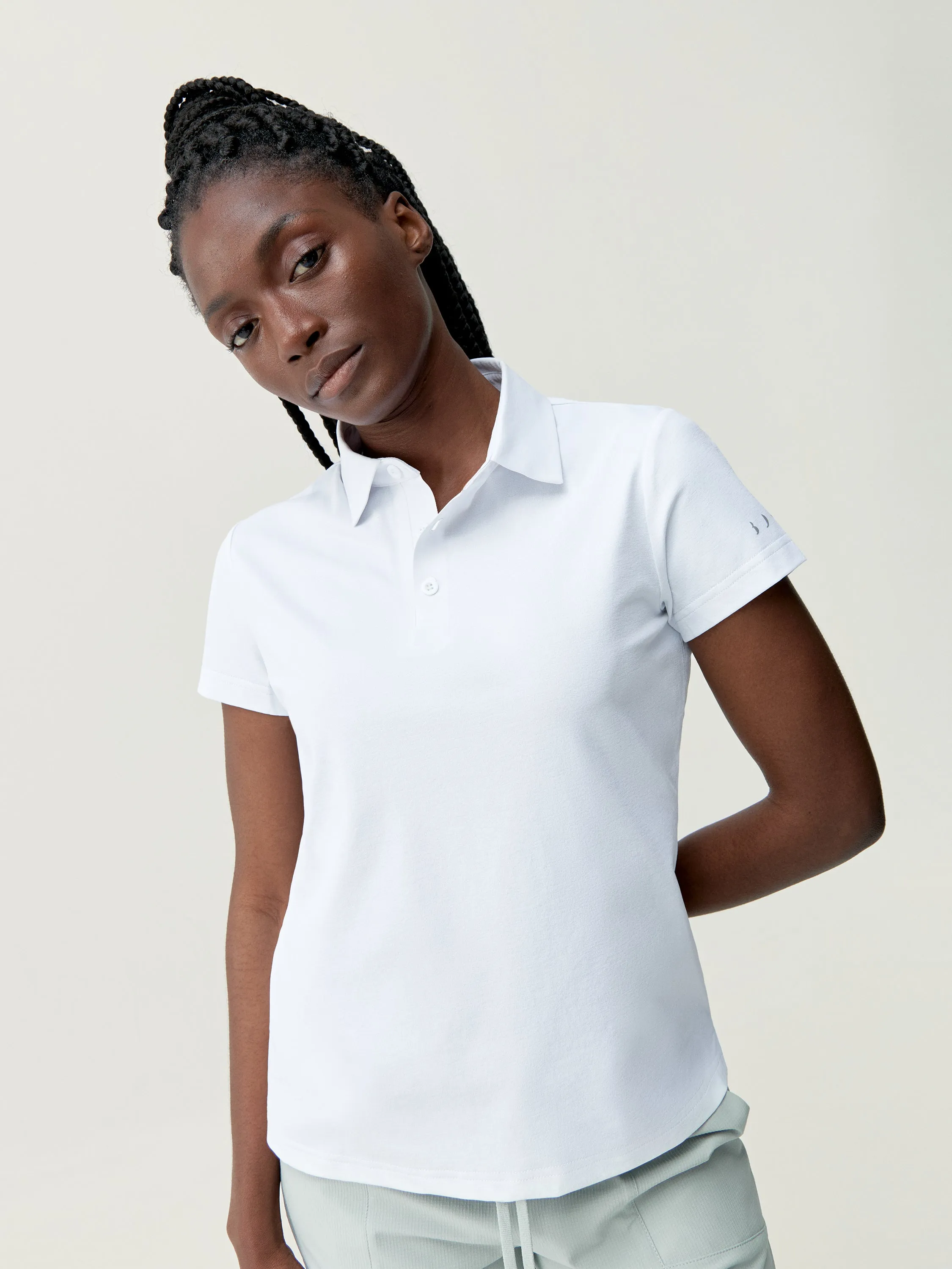 Shirt Polo Open White