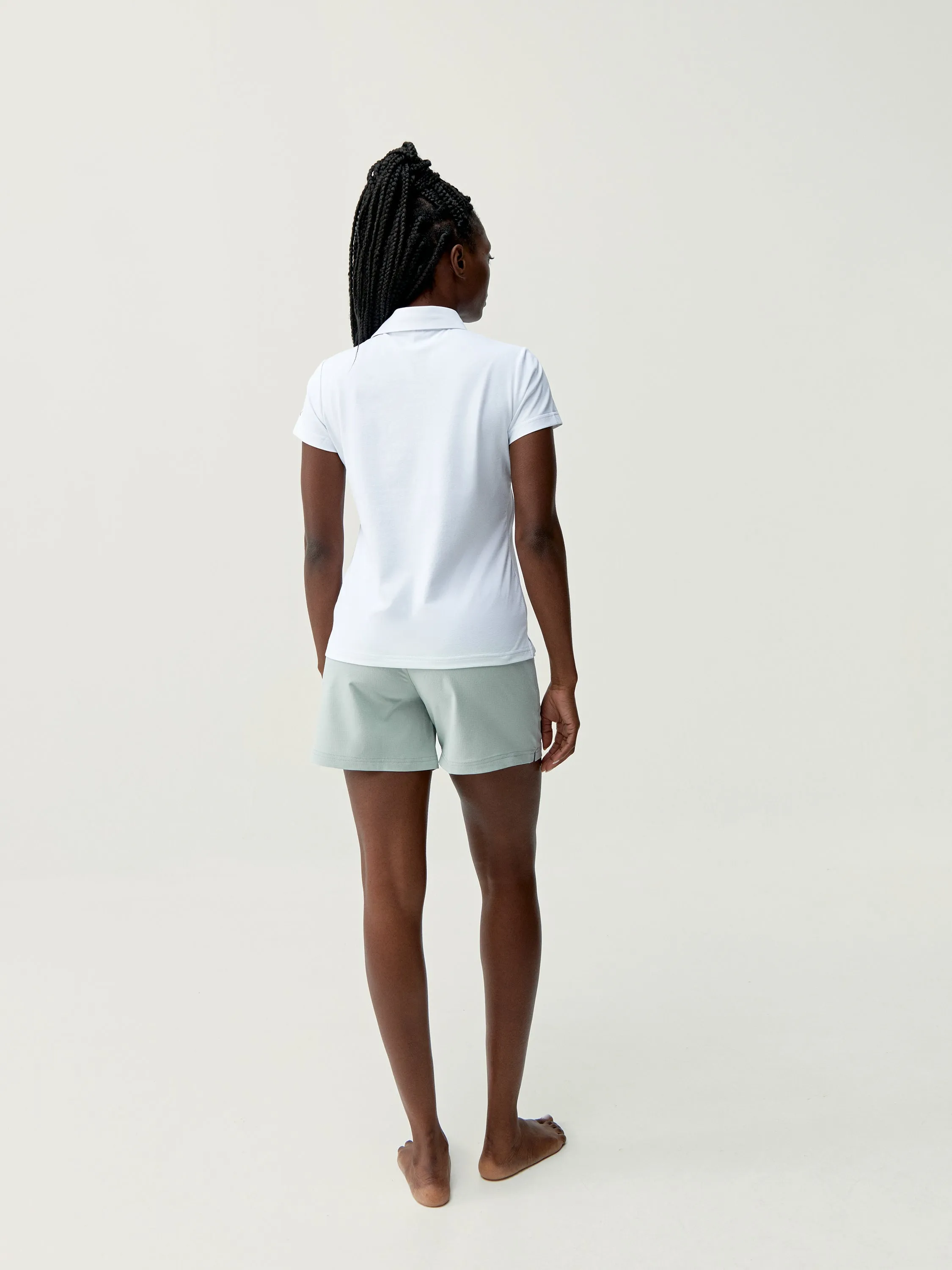 Shirt Polo Open White