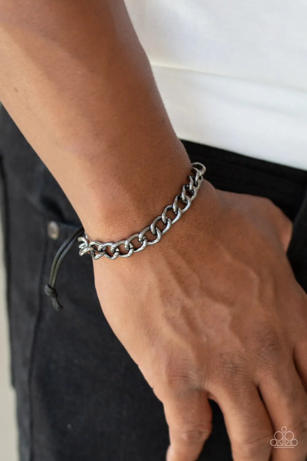 Sideline - Black Urban Bracelet