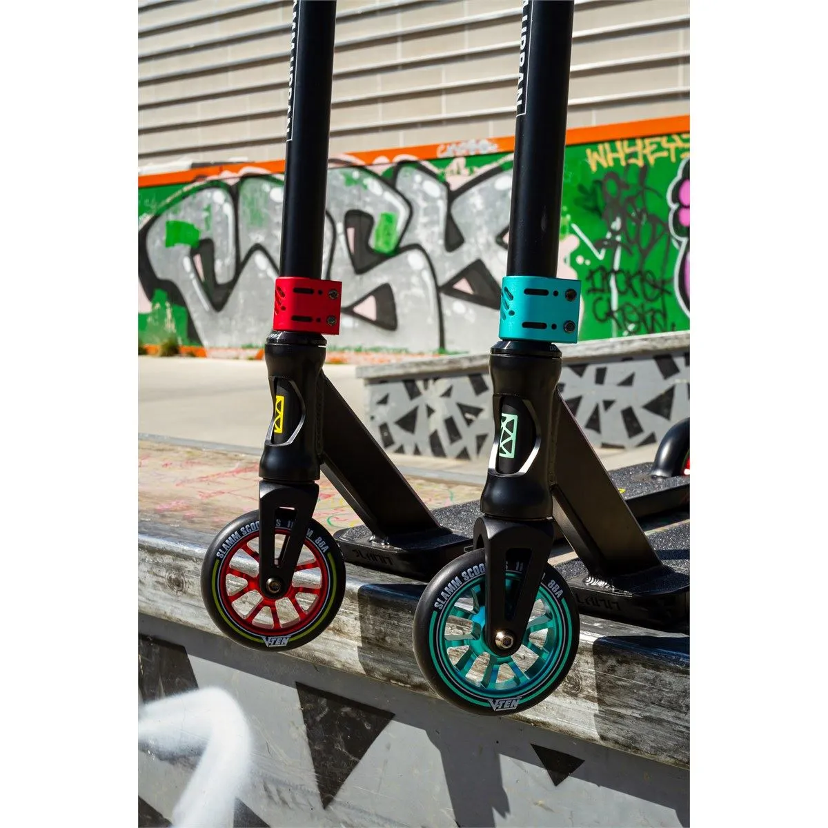 Slamm Scooter Urban V9 Stunt Scooter - Black / Red