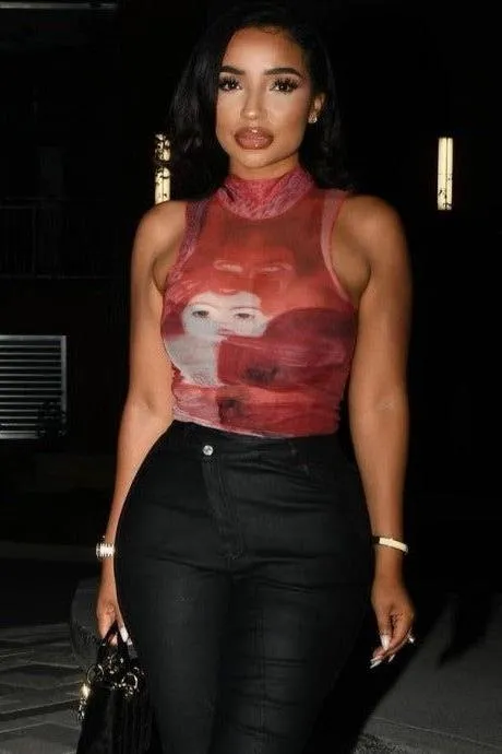 Sleeveless Round Neck Short Navel-exposed Slim Fit Vest Top