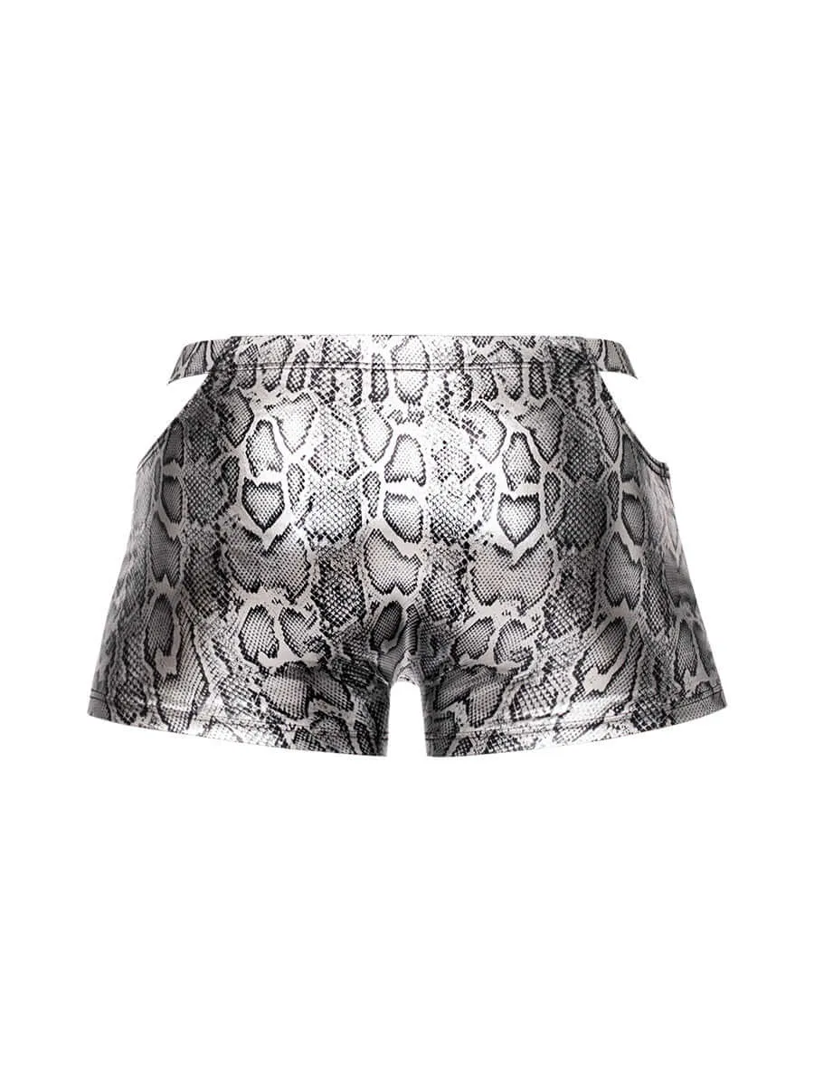s'naked Pouch Short - Medium - Silver/black