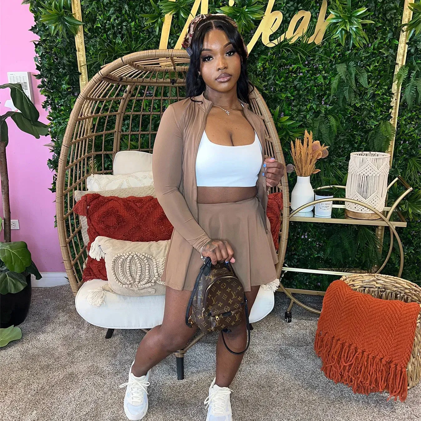 Sporty Streetwear 2 Piece Set
