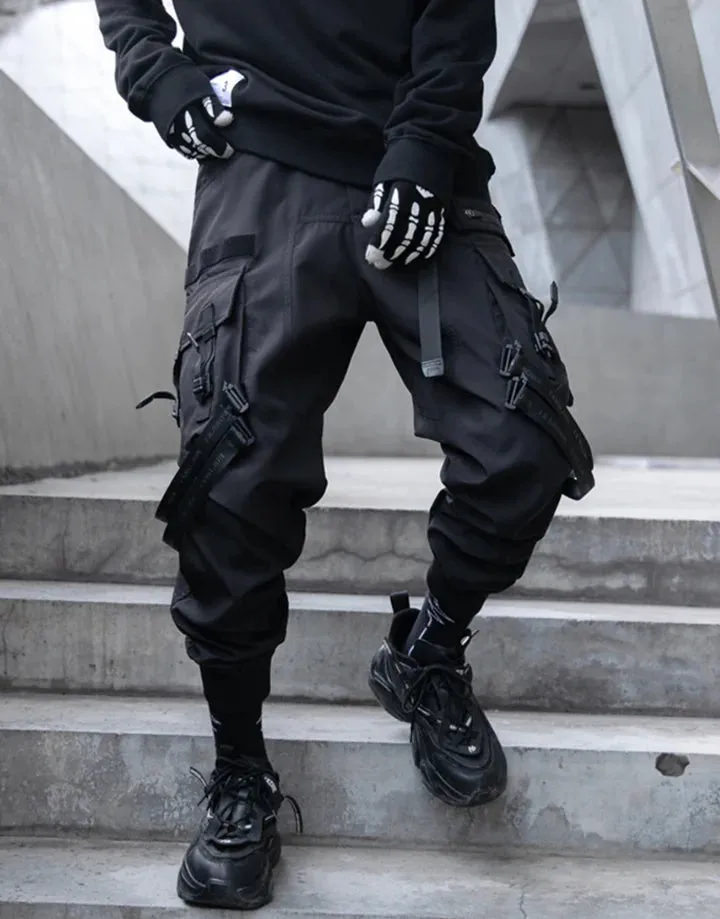 Strap Pants Streetwear