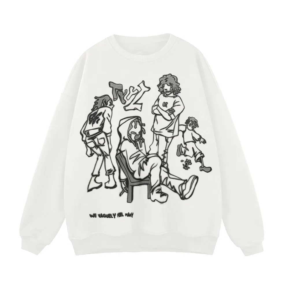 Street Cartoon Boy Sweatshirt