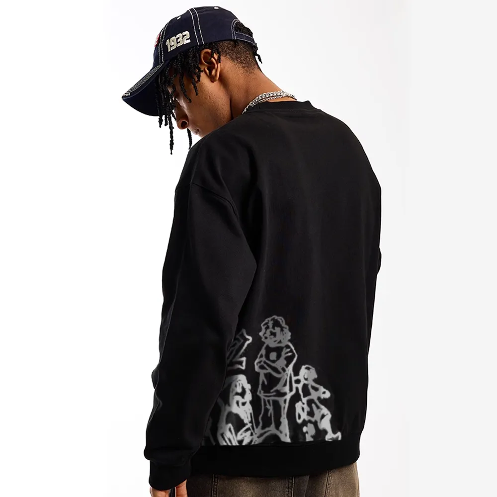 Street Cartoon Boy Sweatshirt