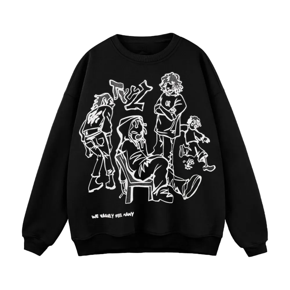 Street Cartoon Boy Sweatshirt