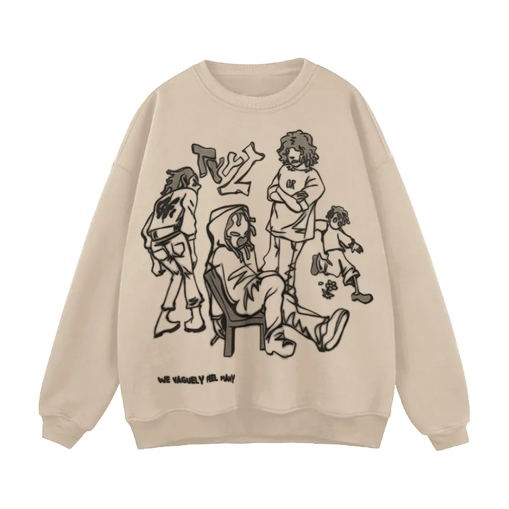 Street Cartoon Boy Sweatshirt