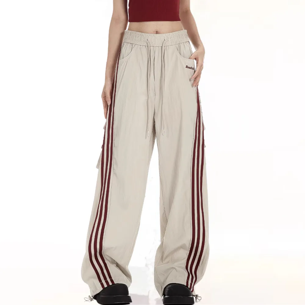 Street Color Contrast Pocket Sweatpants