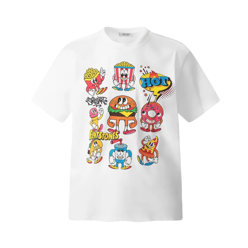 Street Popcorn Pizza T-Shirt