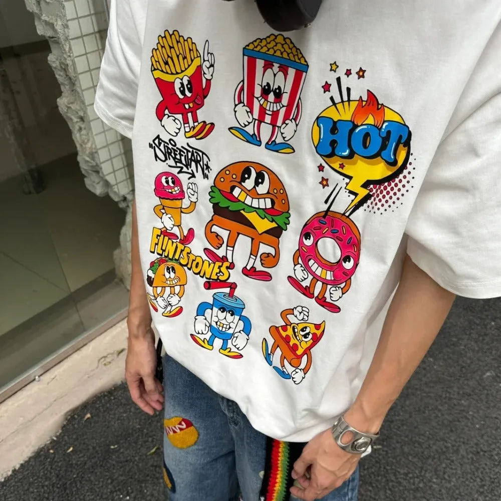 Street Popcorn Pizza T-Shirt