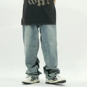Street Washed Embroidered Jeans