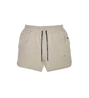 Streetwear Clothing Line: VIE RICHE - Signature Shorts Cream