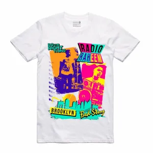 Streetwear on Demand 80'S RADIO RAHEEM TEE WHITE