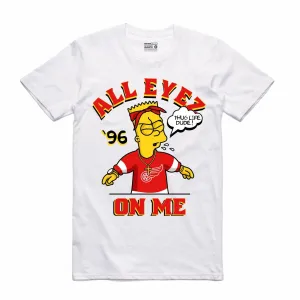 Streetwear on Demand BOOTLEG THUG BART TEE WHITE