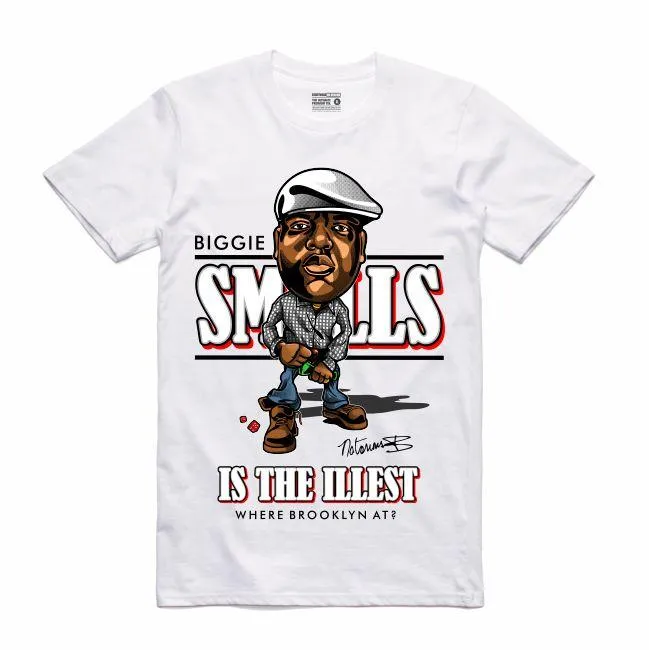 Streetwear on Demand CARICATURE BIGGIE TEE WHITE