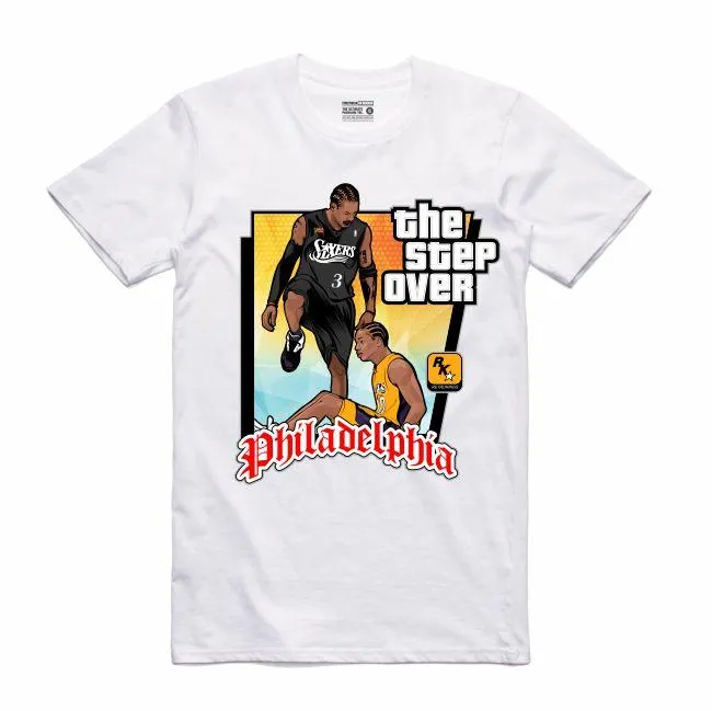Streetwear on Demand GTA THE STEP OVER TEE WHITE