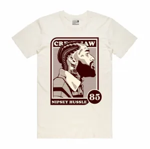 Streetwear on Demand YEARBOOK NIPSEY HUSSLE TEE WHITE