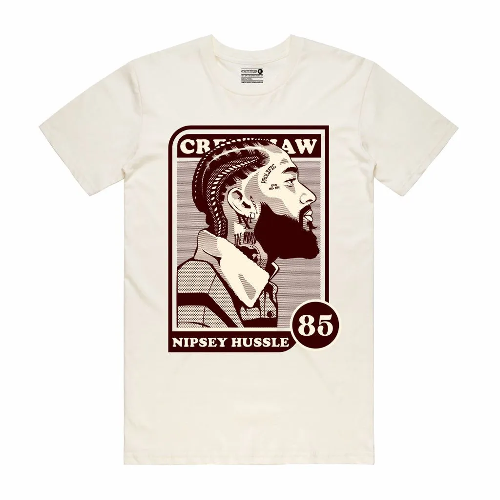 Streetwear on Demand YEARBOOK NIPSEY HUSSLE TEE WHITE