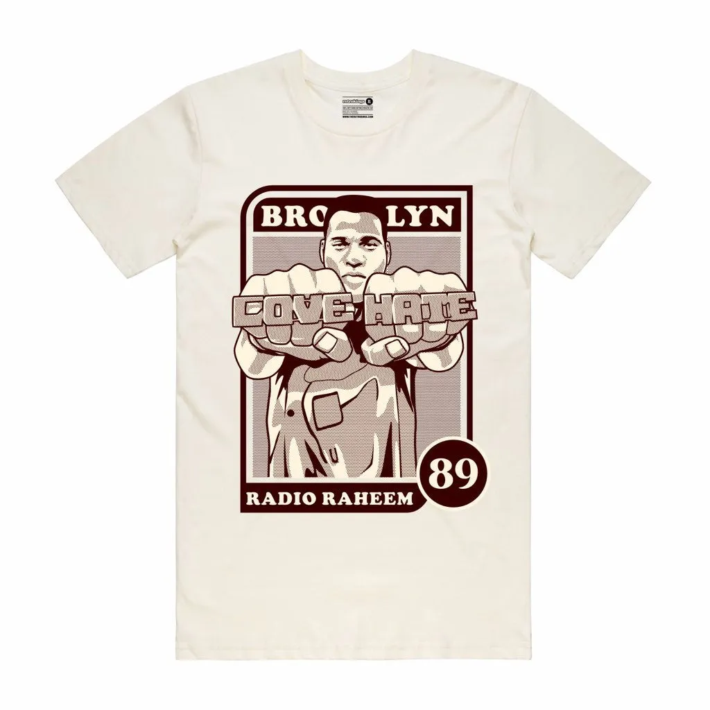 Streetwear on Demand YEARBOOK RADIO RAHEEM TEE WHITE
