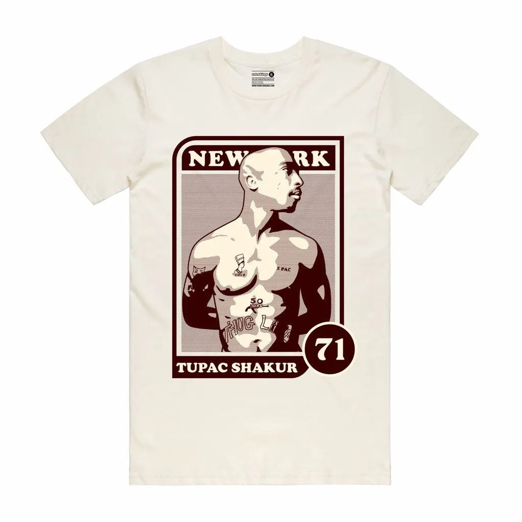 Streetwear on Demand YEARBOOK THUG LIFE TEE WHITE