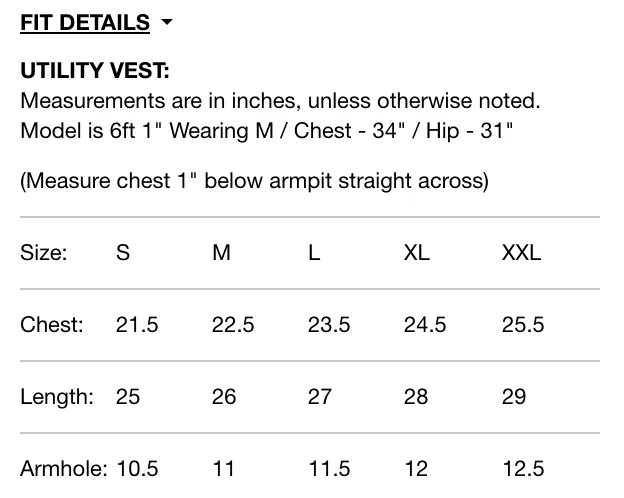 Stussy Utility Vest