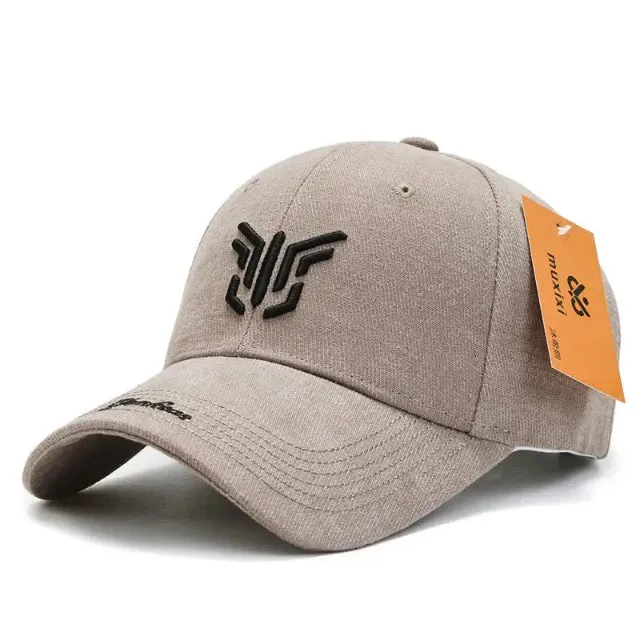 Stylish embroidery baseball cap for men, hip hop fashion