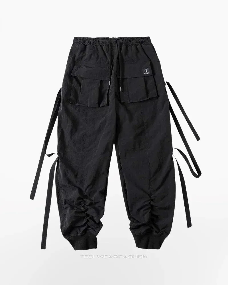 Techwear Black Streetwear Pants