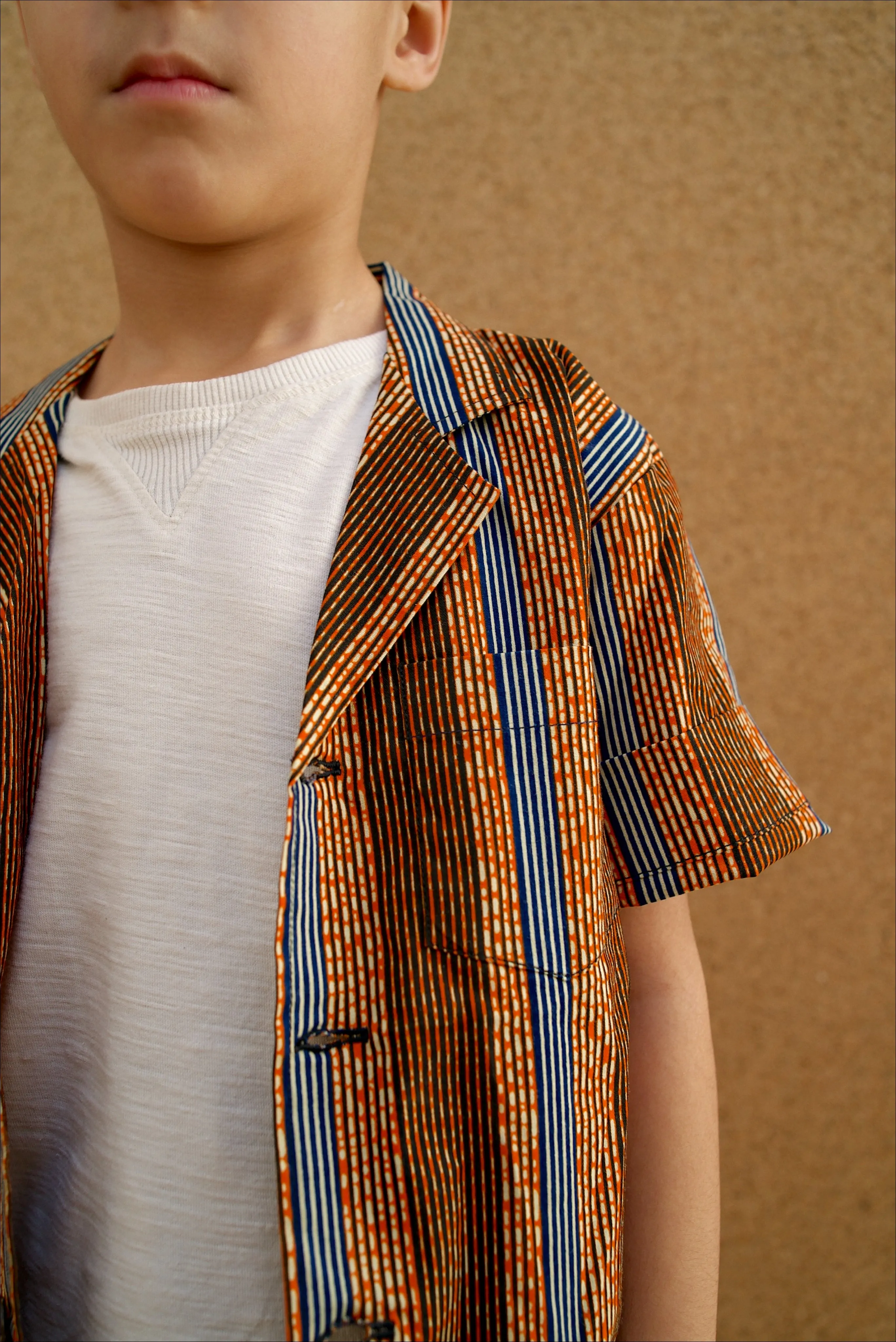 Temi Shirt | Golden Stripe