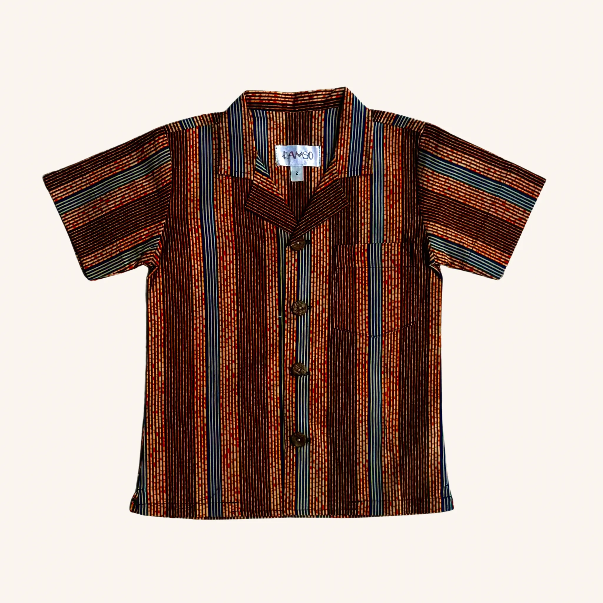 Temi Shirt | Golden Stripe