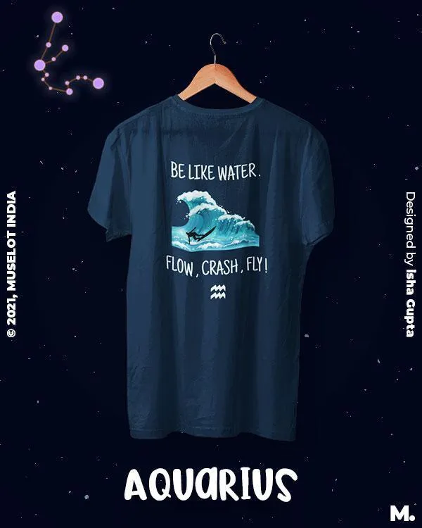 The adaptable aquarius printed t shirts