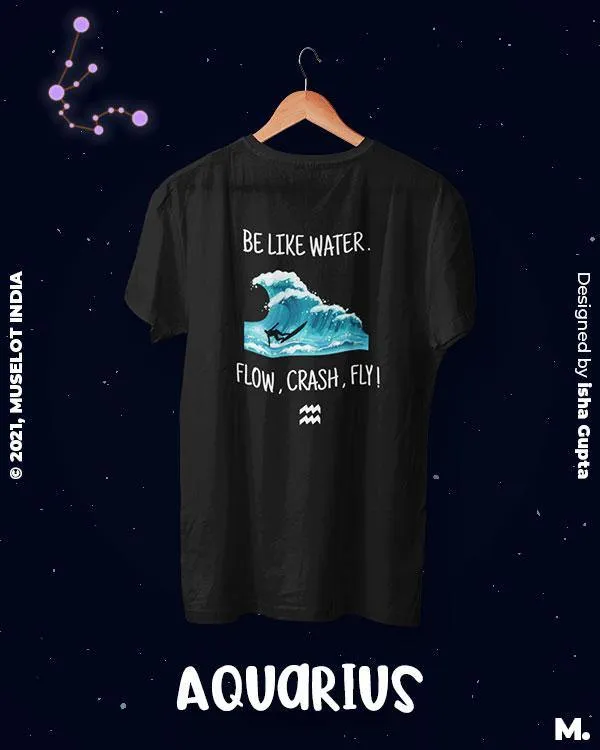 The adaptable aquarius printed t shirts