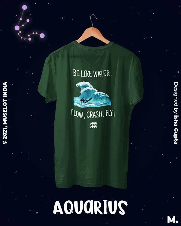 The adaptable aquarius printed t shirts