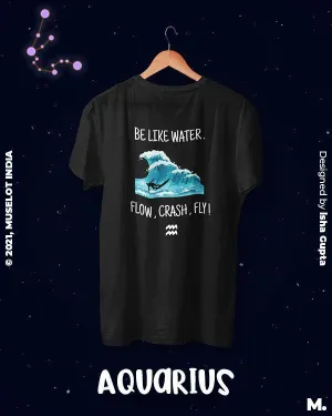 The adaptable aquarius printed t shirts